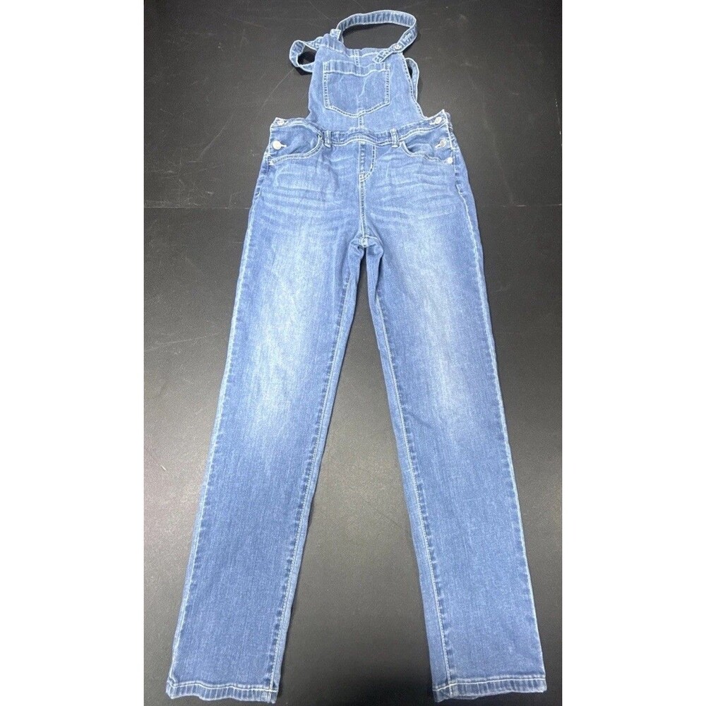 Cat & Jack Blue Overalls Girls 14/16 Denim Jean